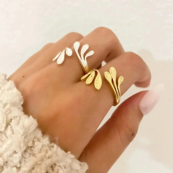 925 Sterling Silver Boho Wrap Ring Dainty Minimalist Stackable Ring Band - Picture 5 of 5